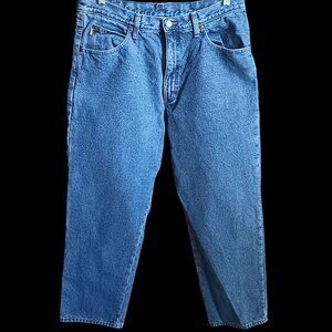 35x29 Vintage Jeans L.L. Bean Mens Flannel Lined Straight Fit Denim Winter 90s